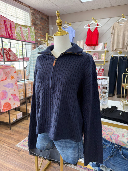 Harbor Half Zip Sweater