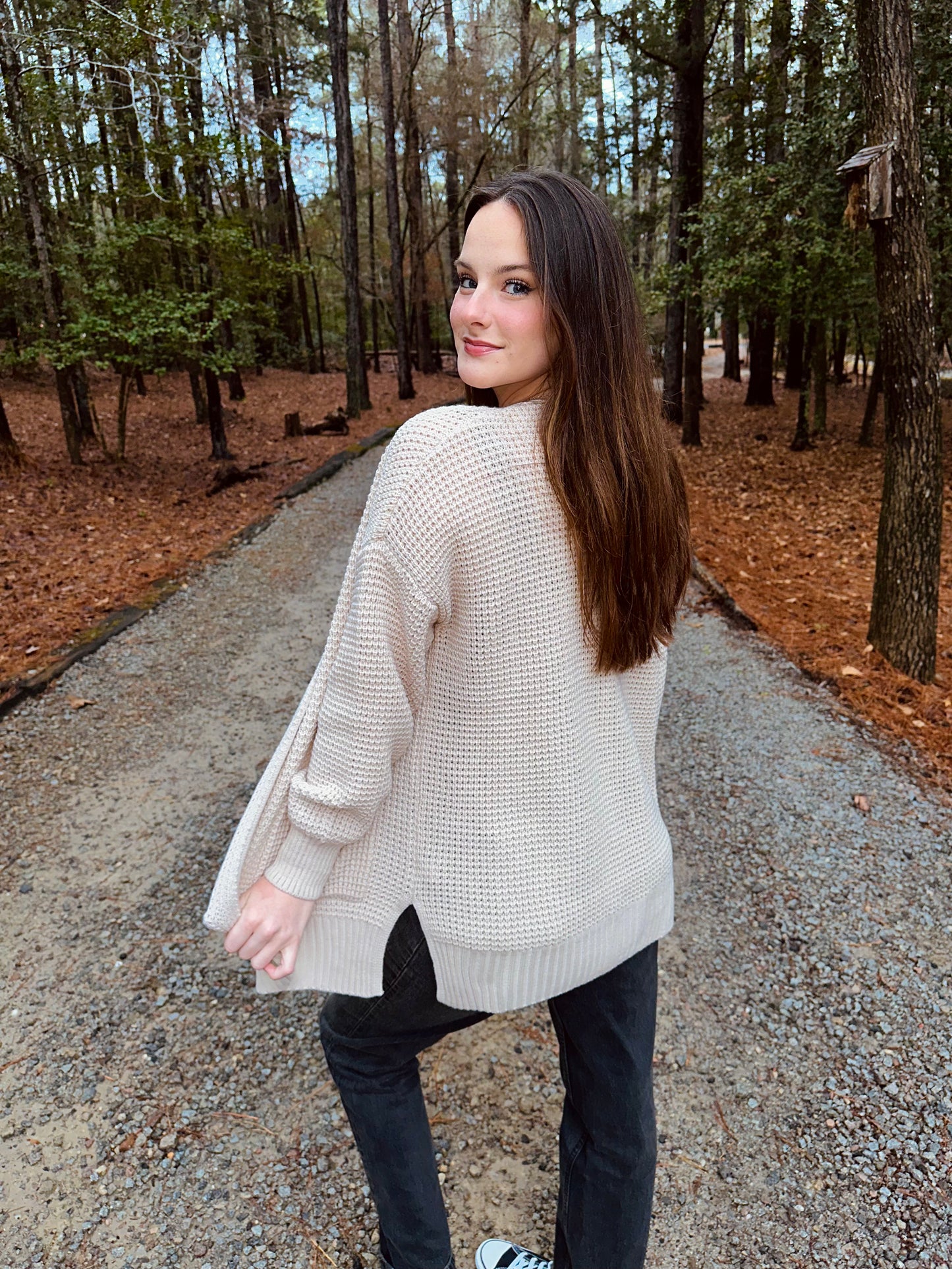 Londyn Cardigan - Sand Beige