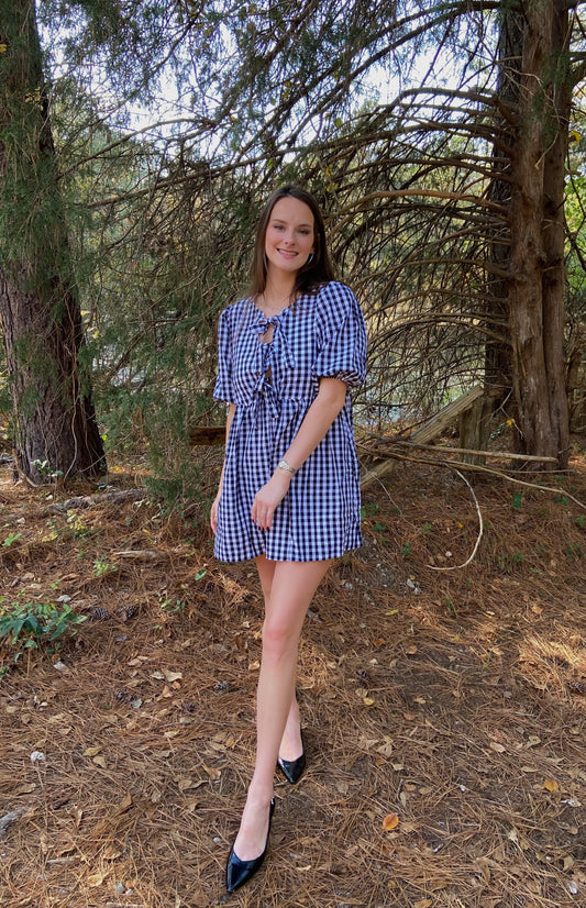 Gingham Mini Dress