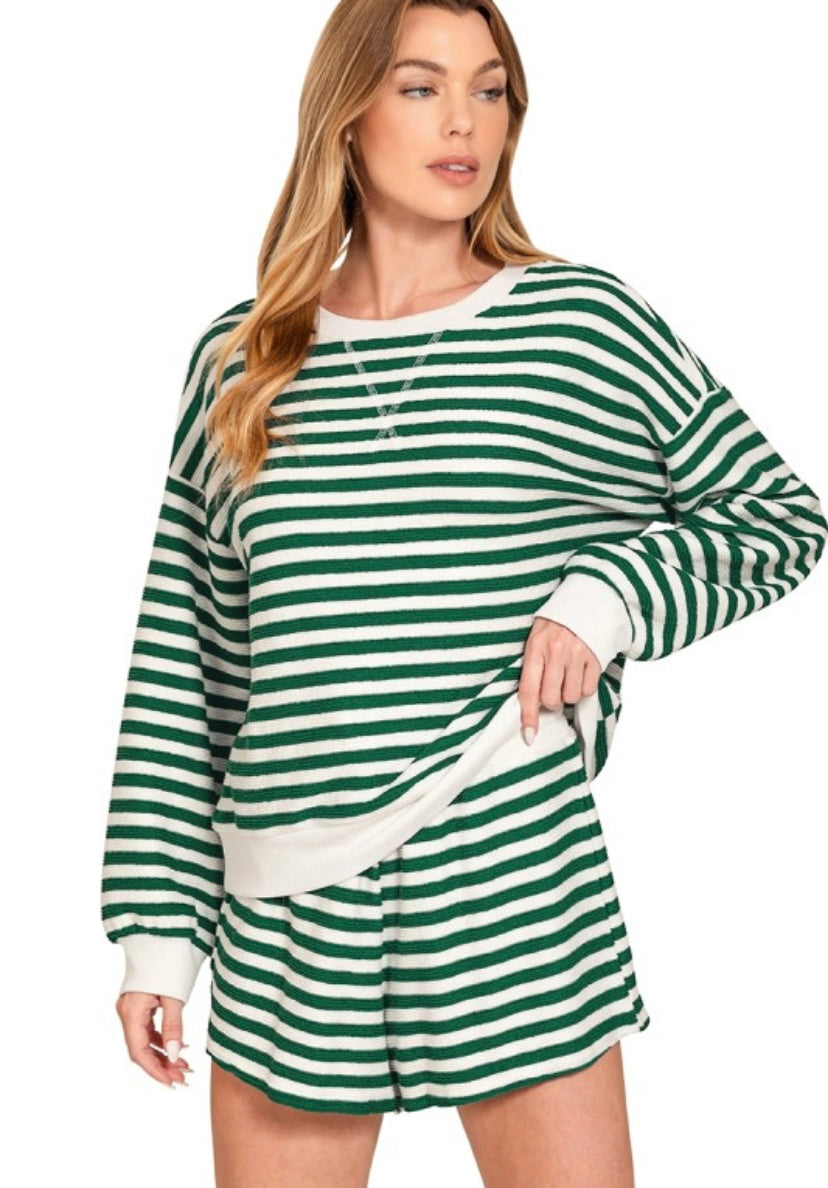M & L LEFT | Peyton Lounge Set - Hunter Green