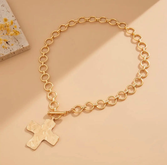 Gold Cross Necklace