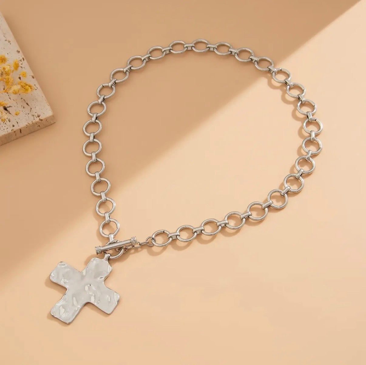 Silver Cross Necklace