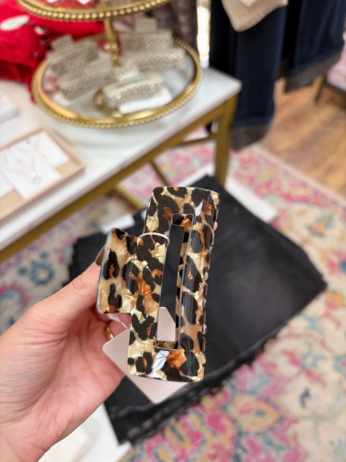 Leopard Claw Clip