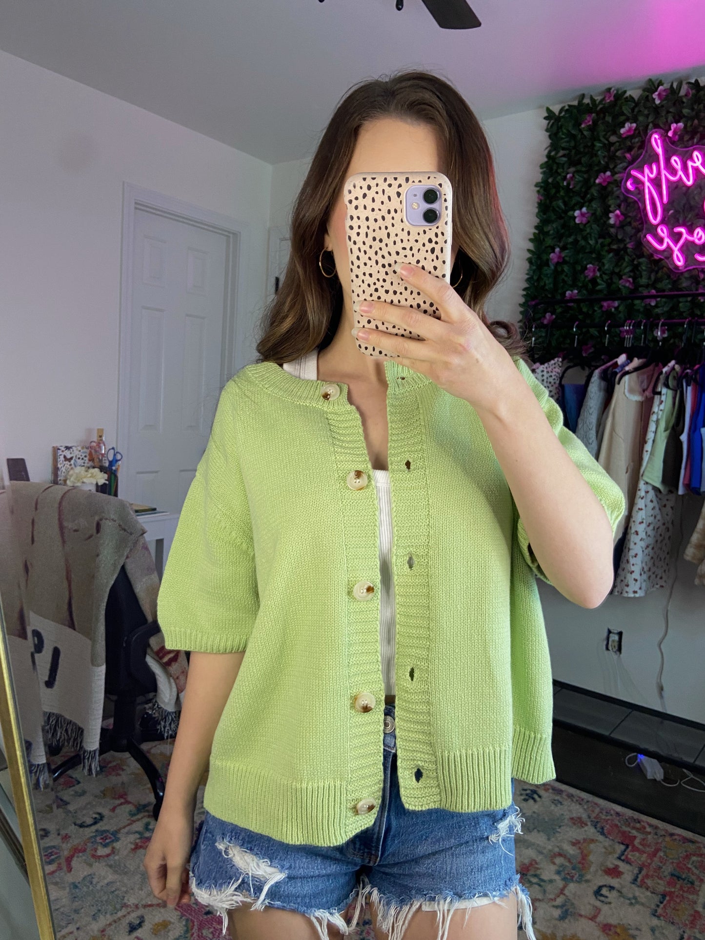 XS & S LEFT | Lucky Cardigan