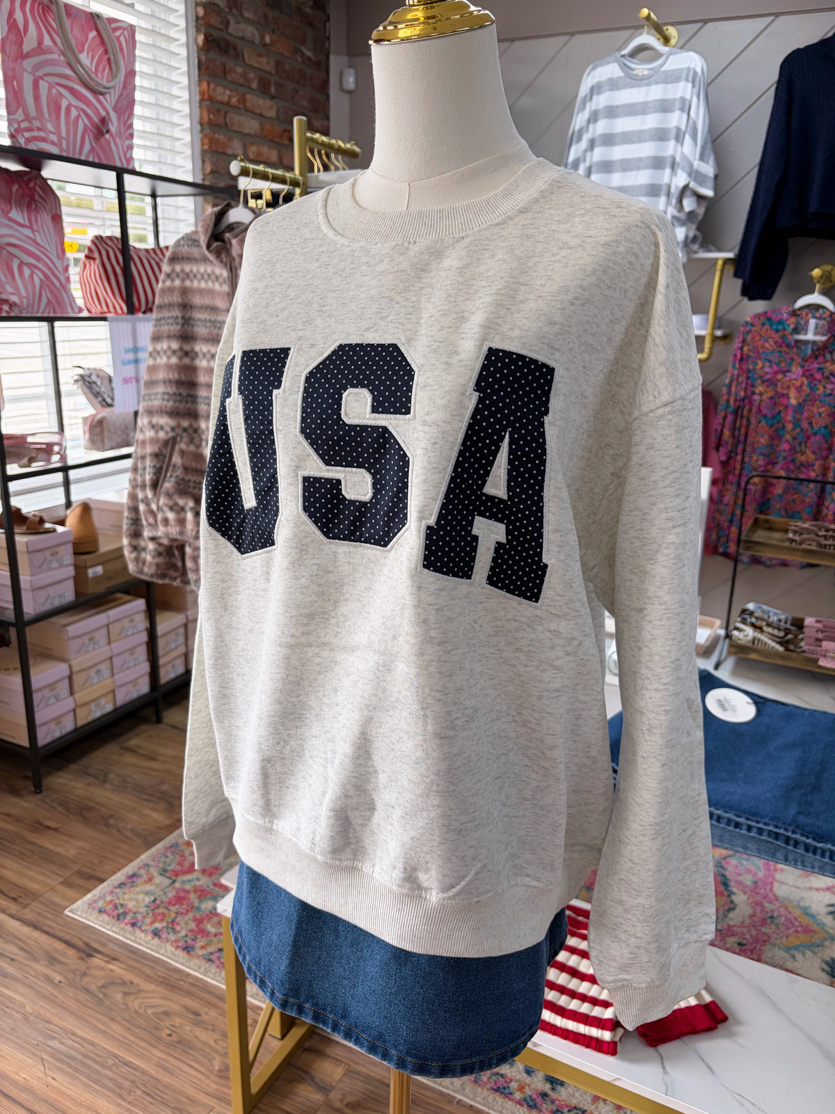 USA Gray Sweatshirt