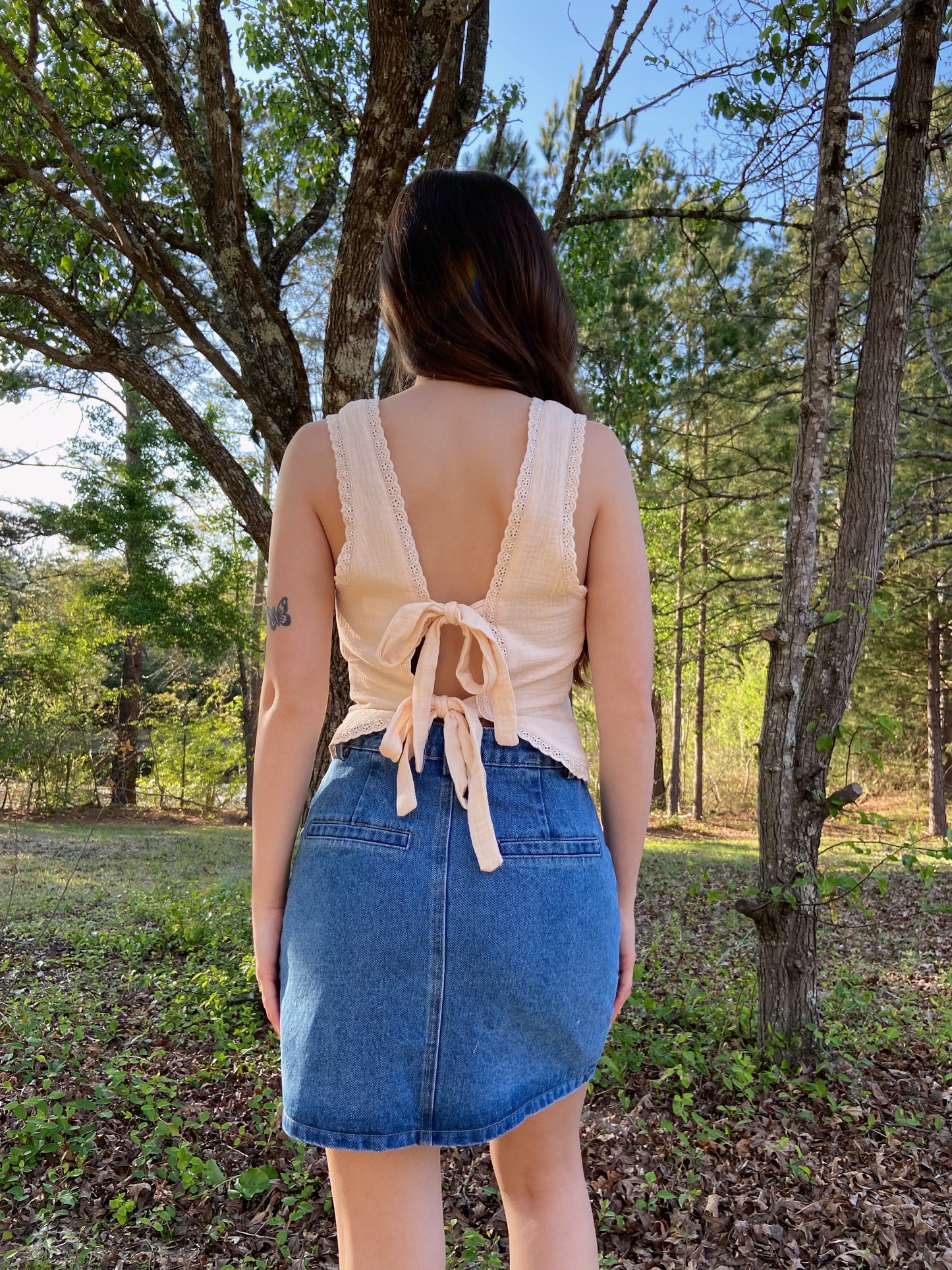 Carmen Cream Top
