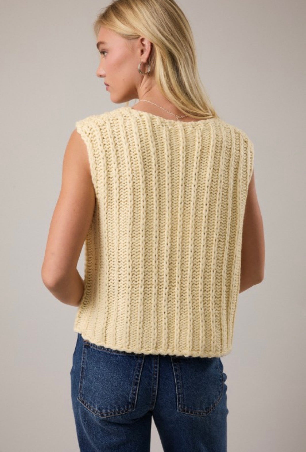Lemon Drop Sweater Vest