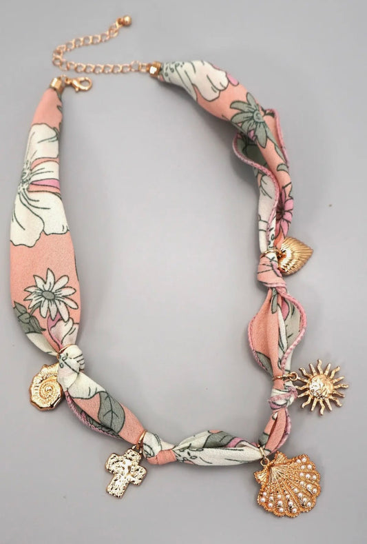Beachy Scarf Necklace