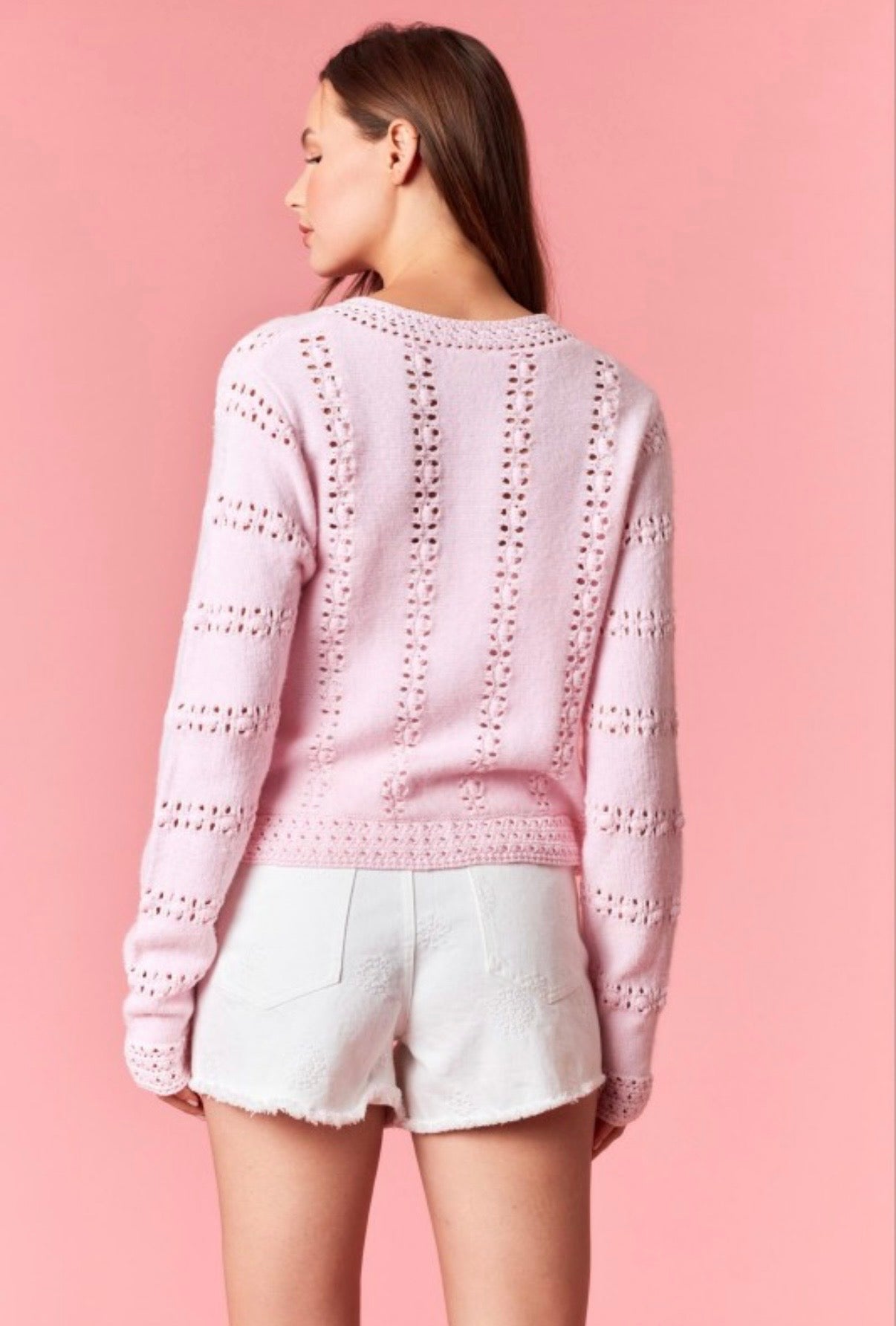 S & M LEFT | Pink Sugar Cardigan