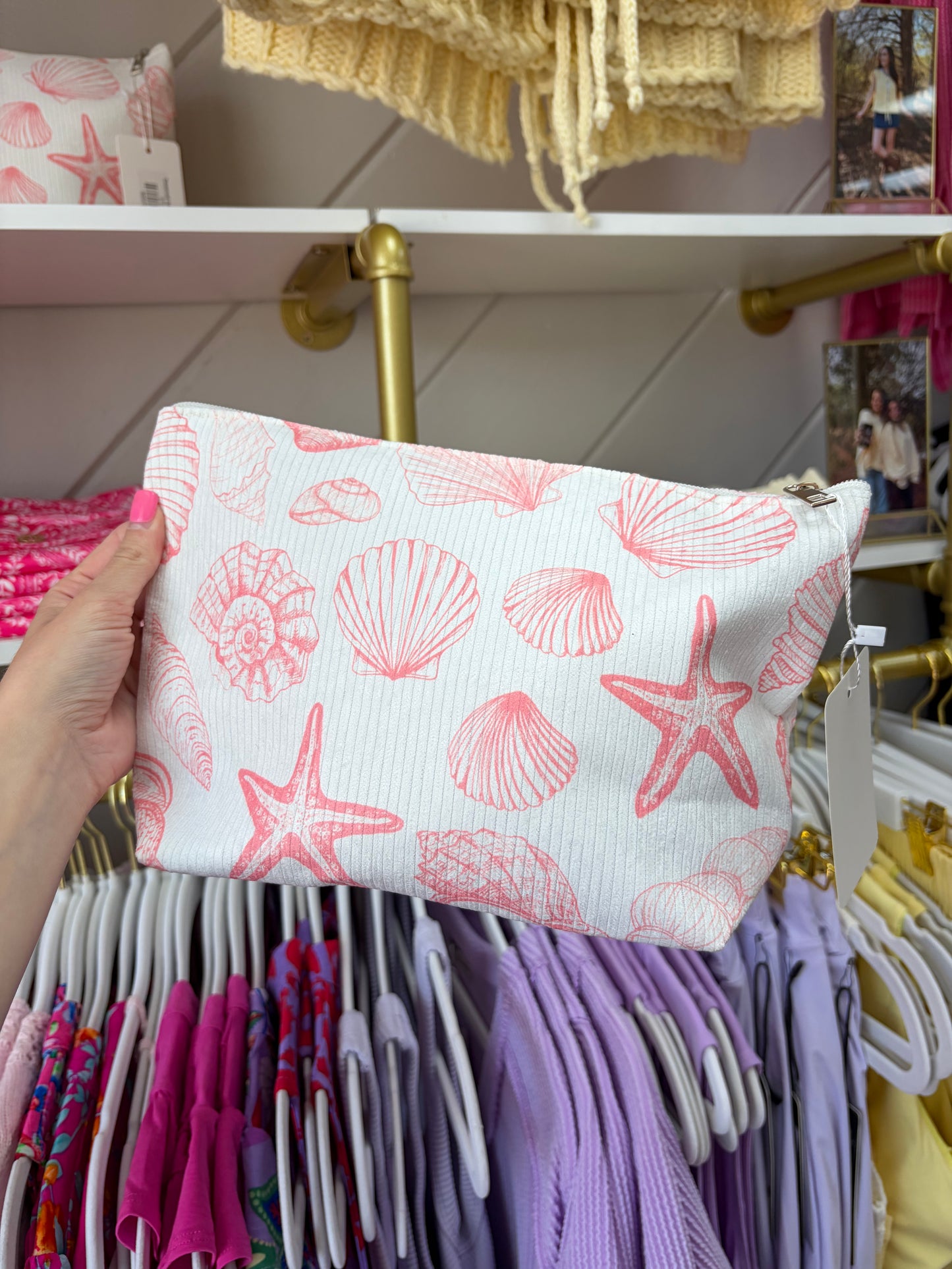 Seashell Makeup Bag