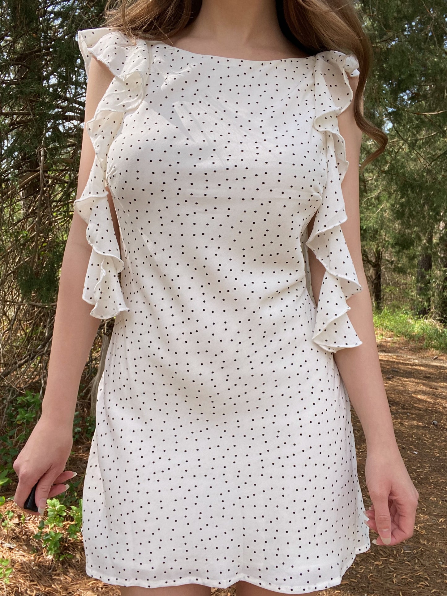 1 LARGE LEFT | Presley Polka Dot Mini Dress