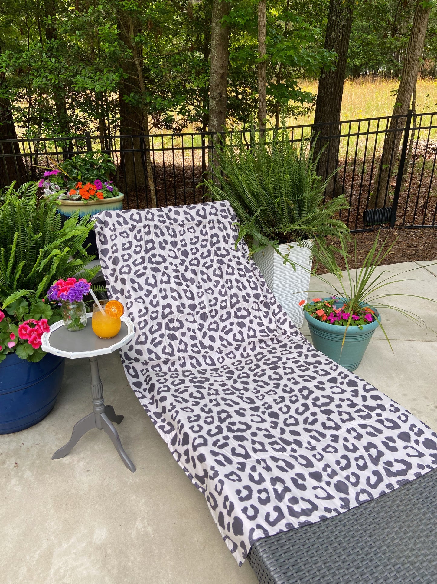 Leopard Microfiber Beach Towel