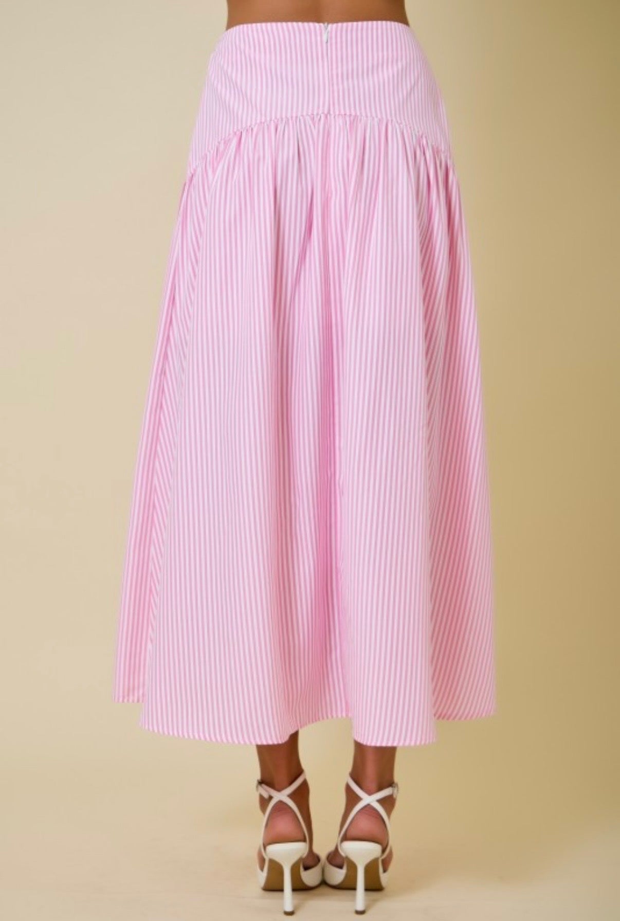 Calista Maxi Skirt - Pink