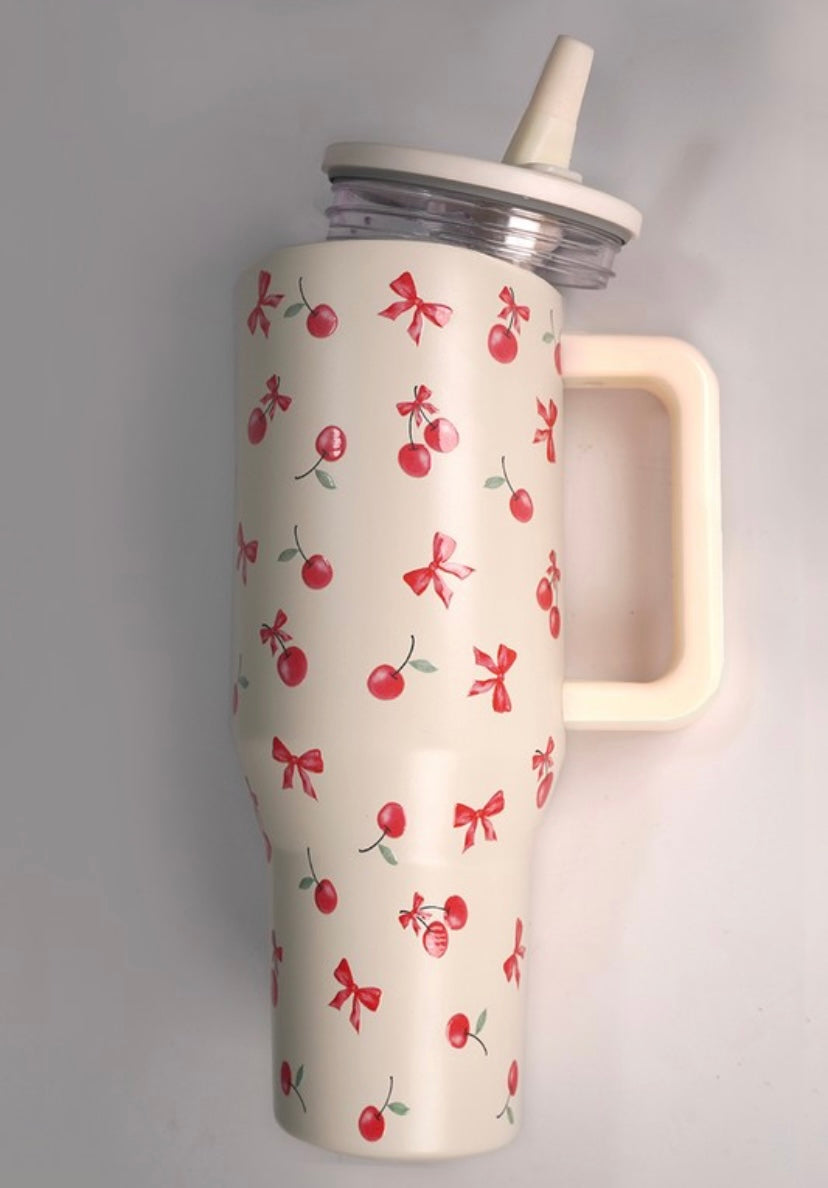 Cherry Cream Tumbler