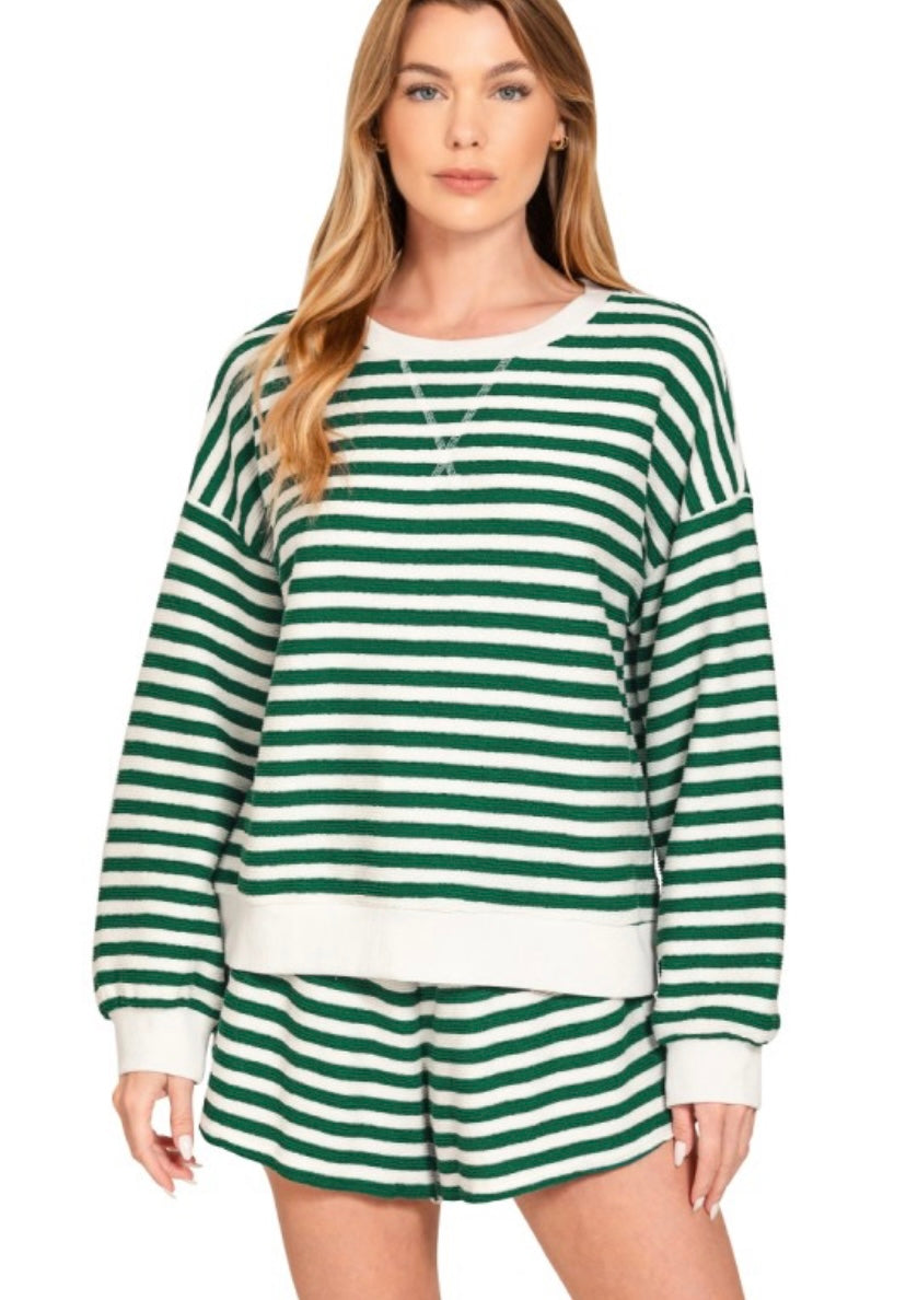 M & L LEFT | Peyton Lounge Set - Hunter Green