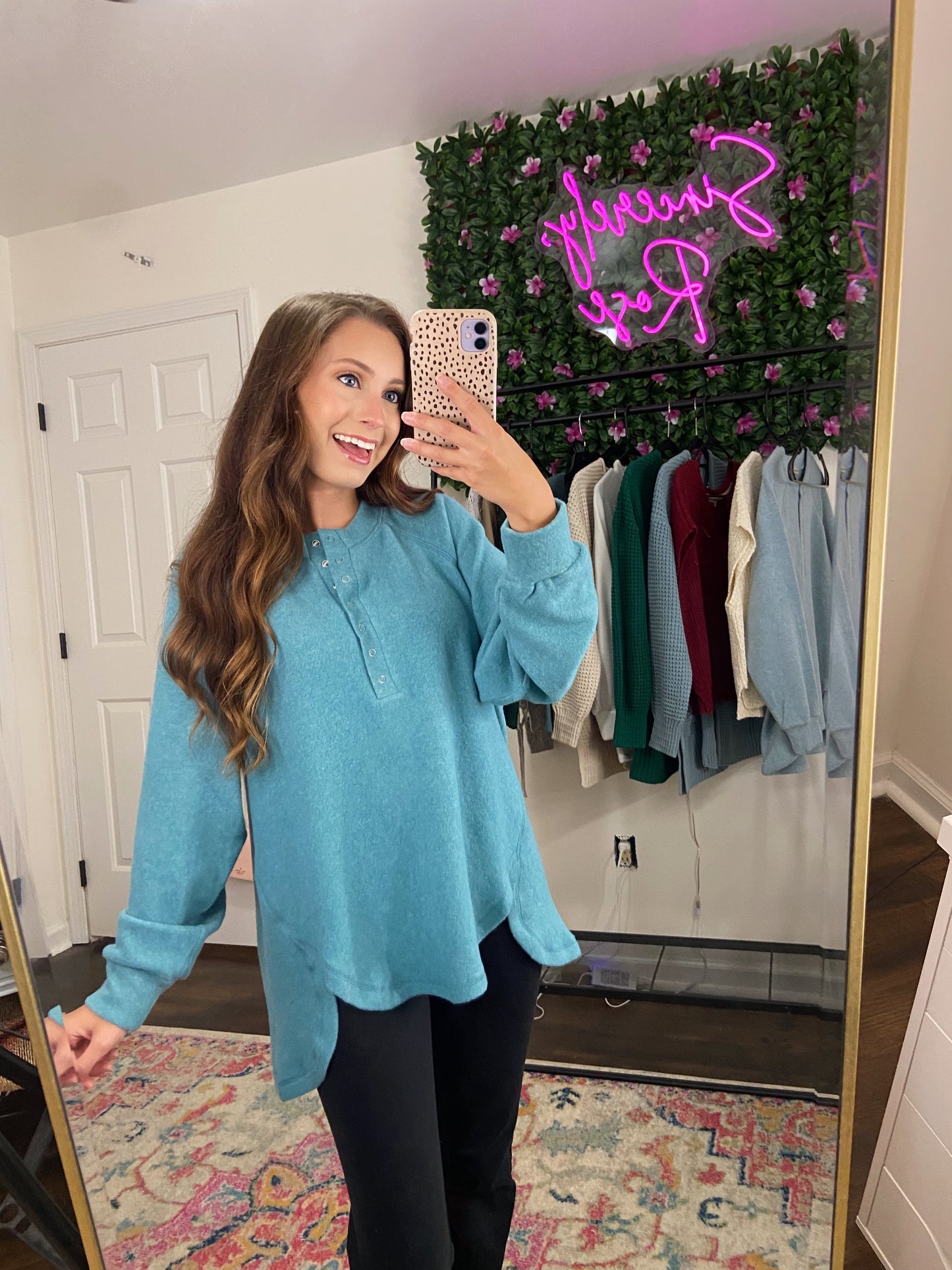 Airy Sweater - Dusty Teal