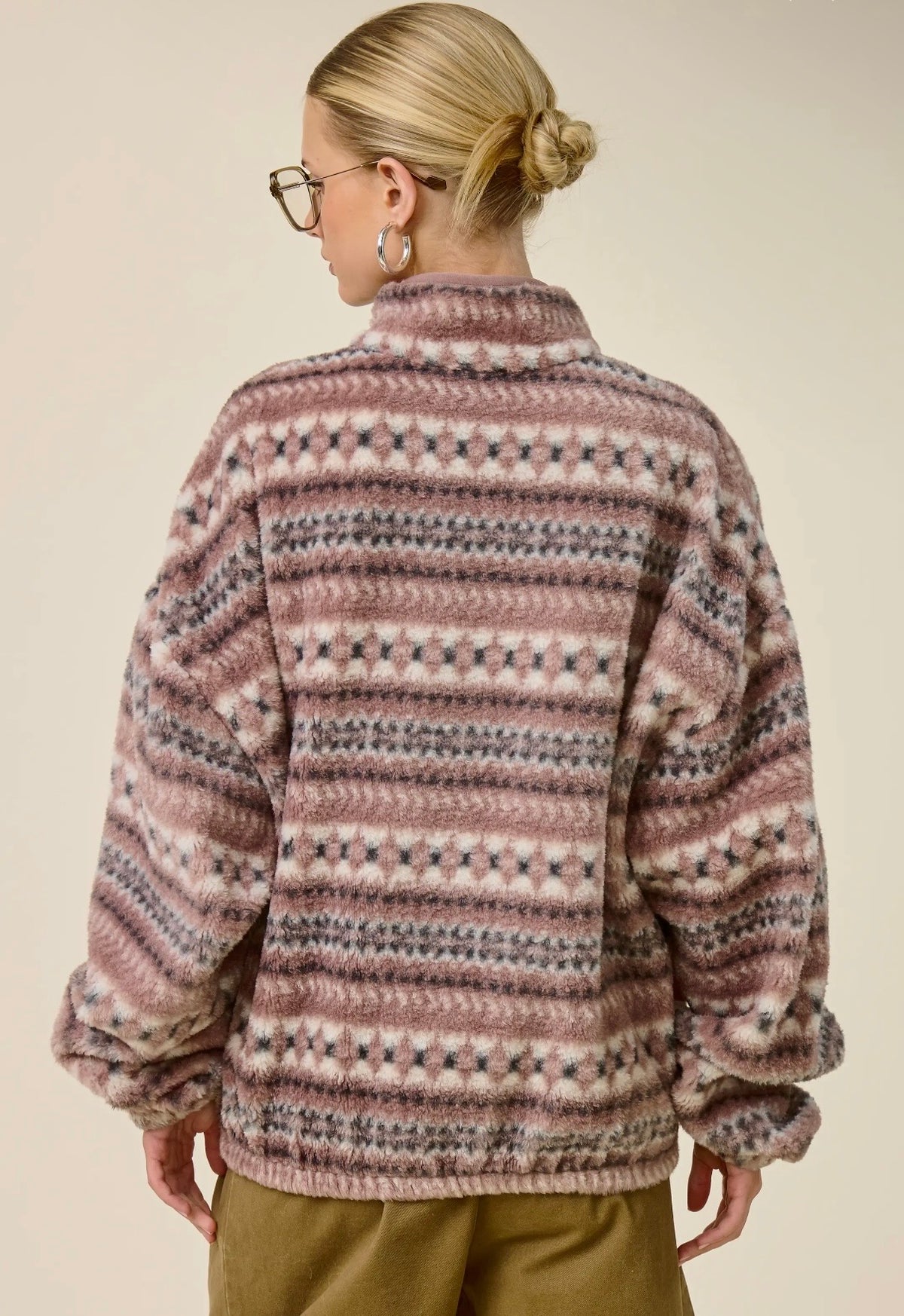 Rosewood Sherpa Pullover