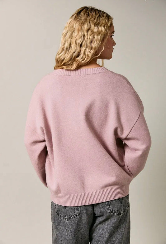 Dusty Rose Sweater
