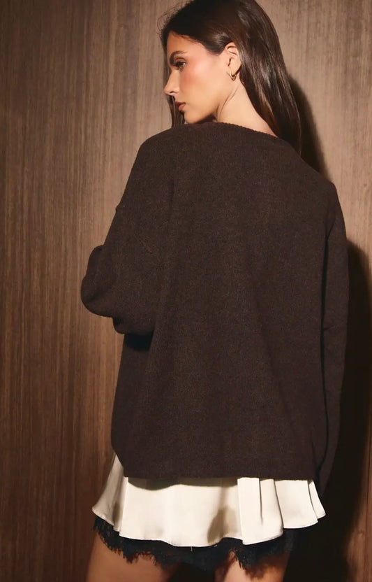 Chocolate Cardigan