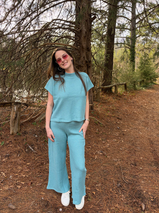 Blakely Lounge Set - Dusty Teal