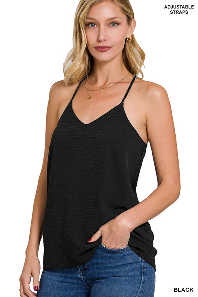 S & L LEFT | Ella Top - Black