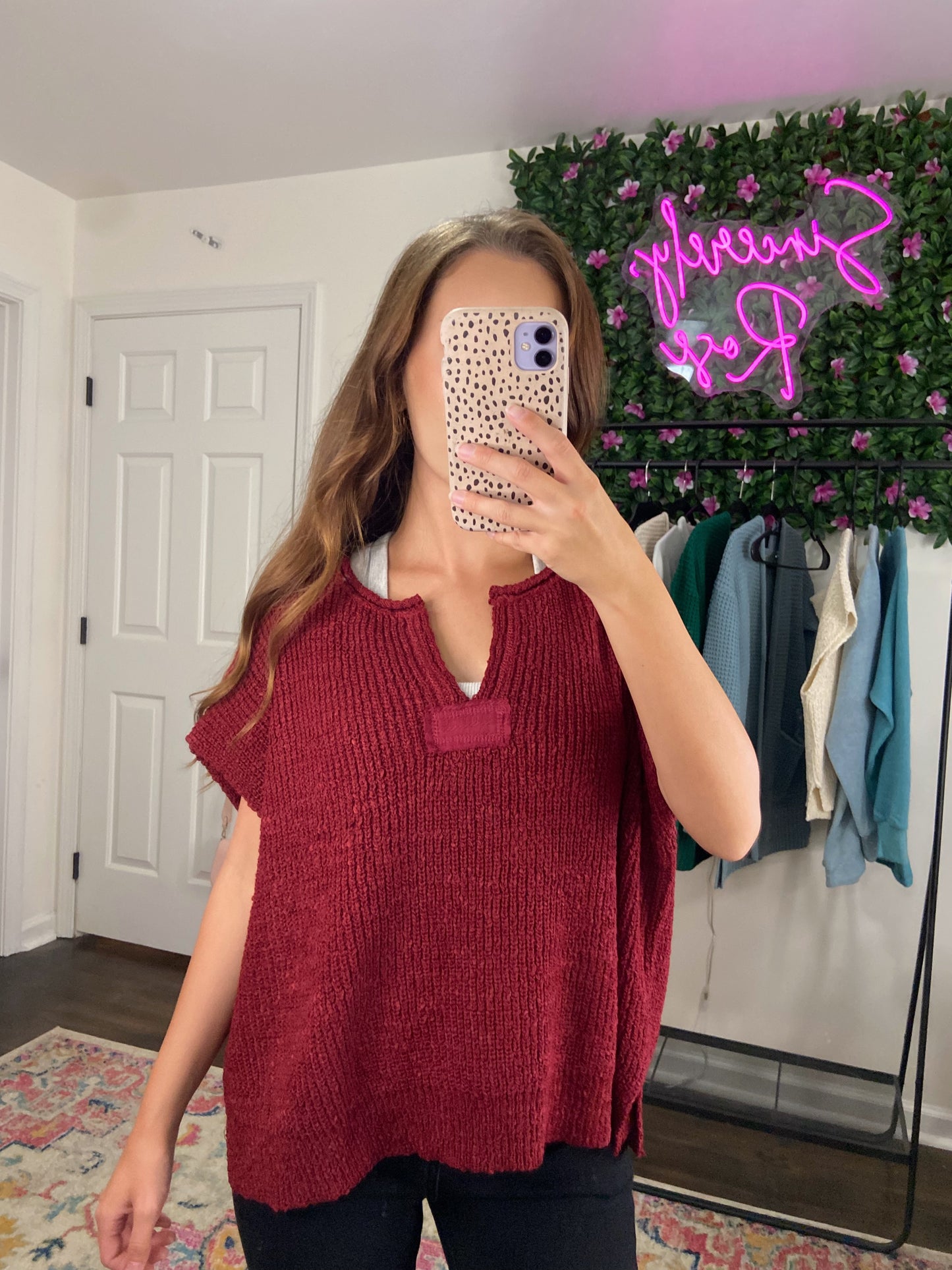 Brielle Top - Cabernet