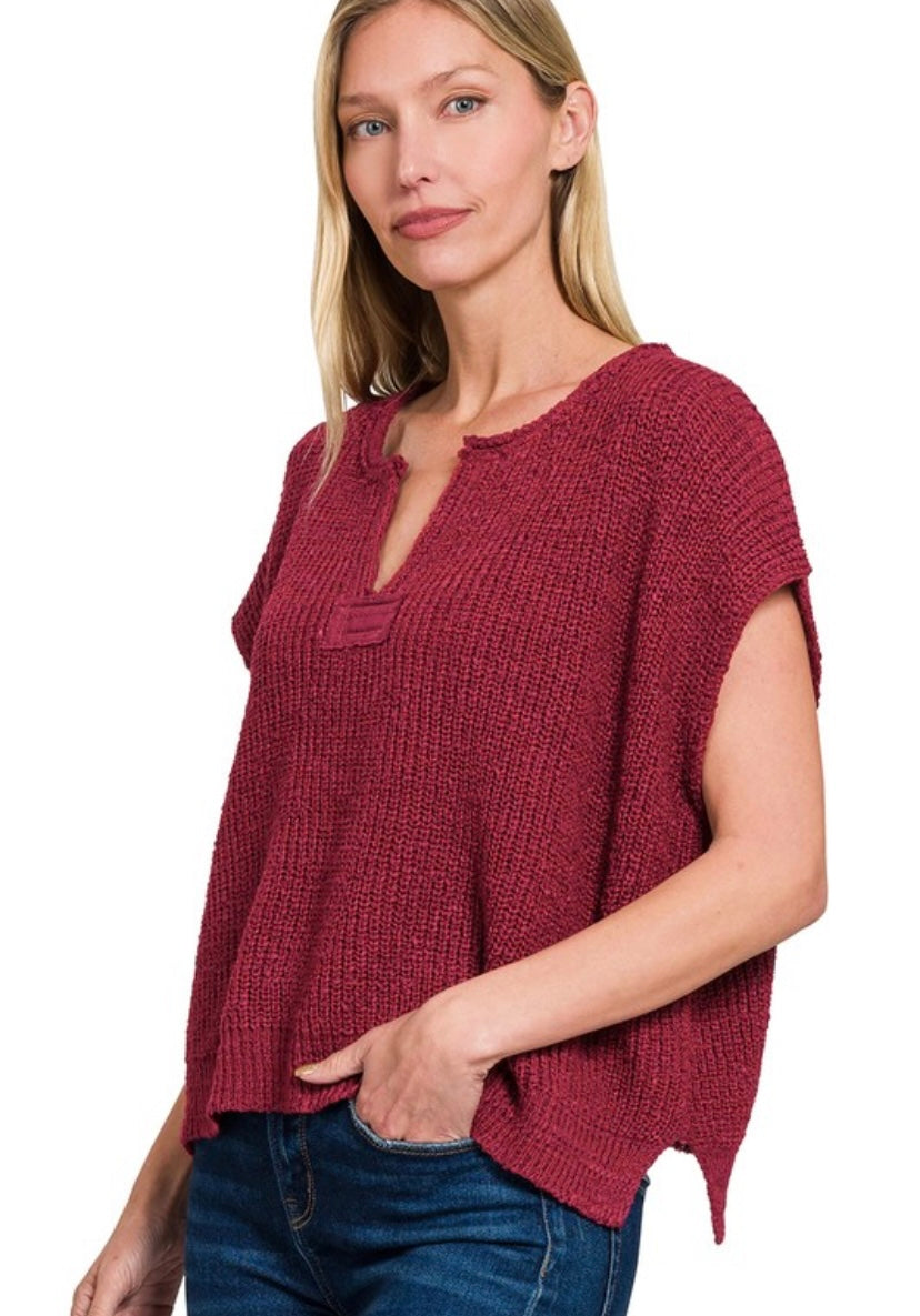 Brielle Top - Cabernet