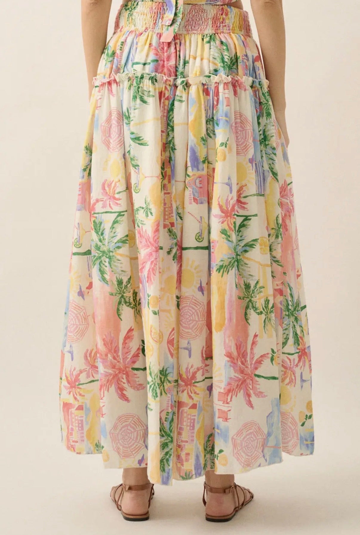 Island Escape Maxi Skirt
