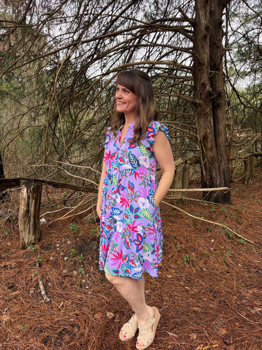 S & M LEFT | Lizzy Lavender Dress