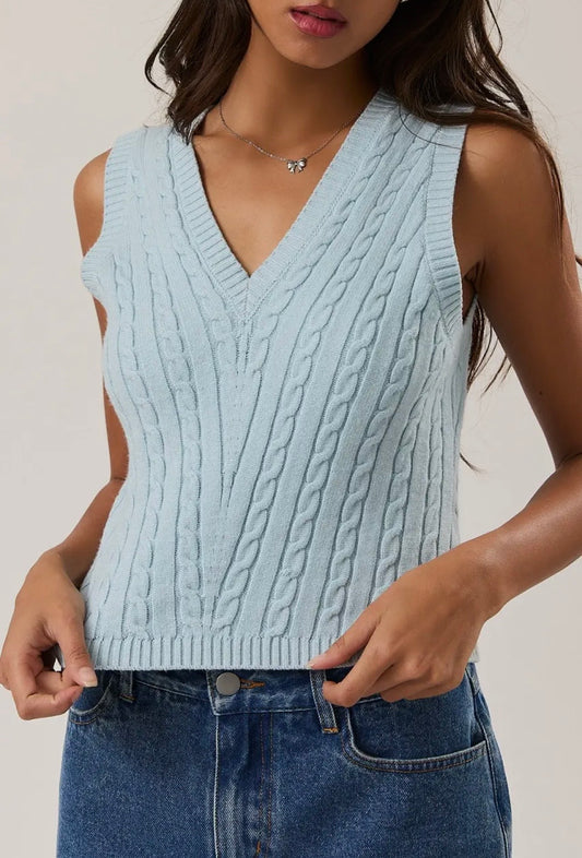 Baby Blue Sweater Vest