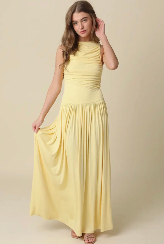 Butter Yellow Maxi Dress