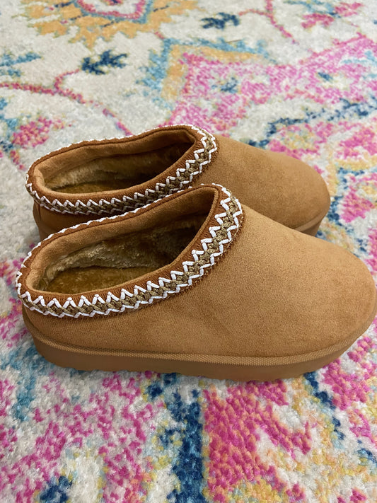 Tan Slippers