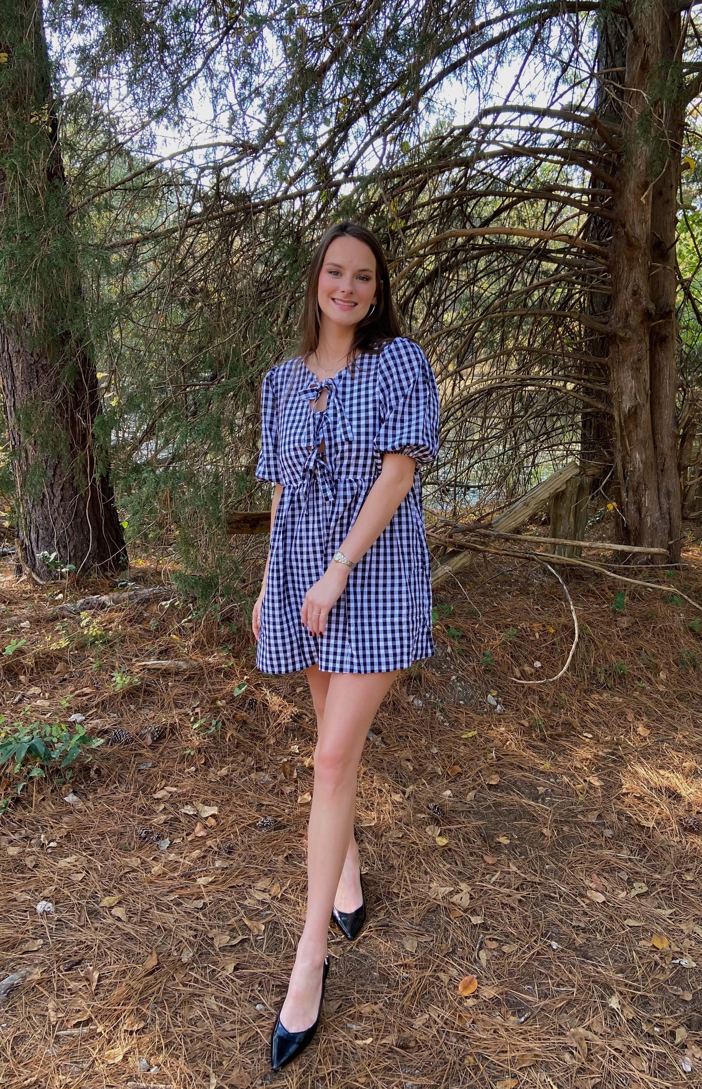 Gingham Mini Dress