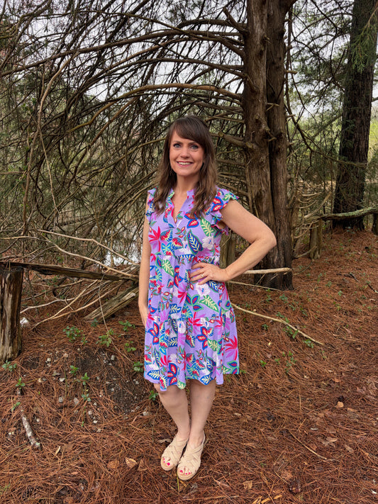 S & M LEFT | Lizzy Lavender Dress