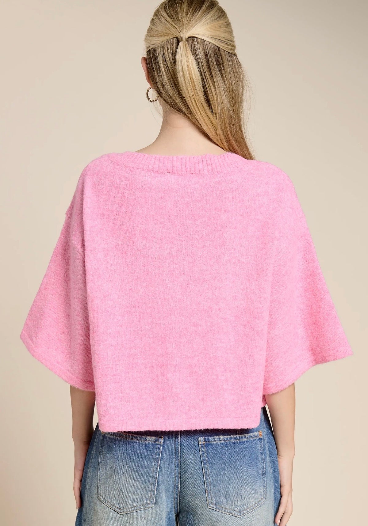 Cotton Candy Sweater Top