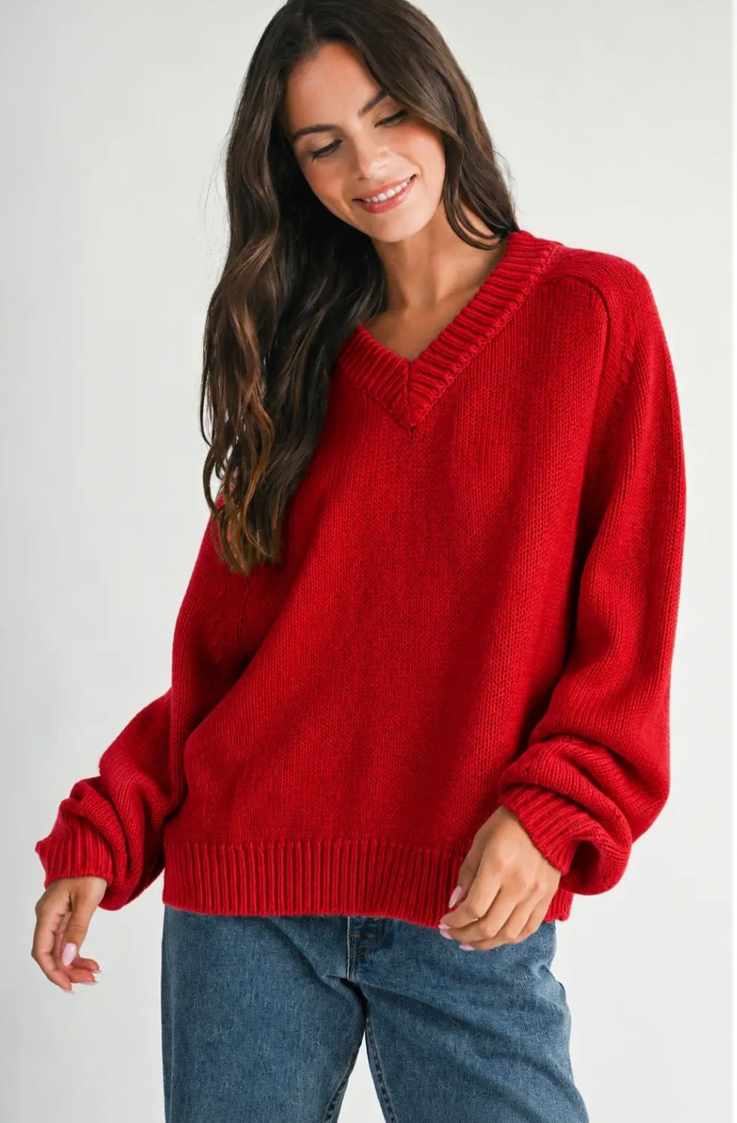 Lodge Sweater - Red