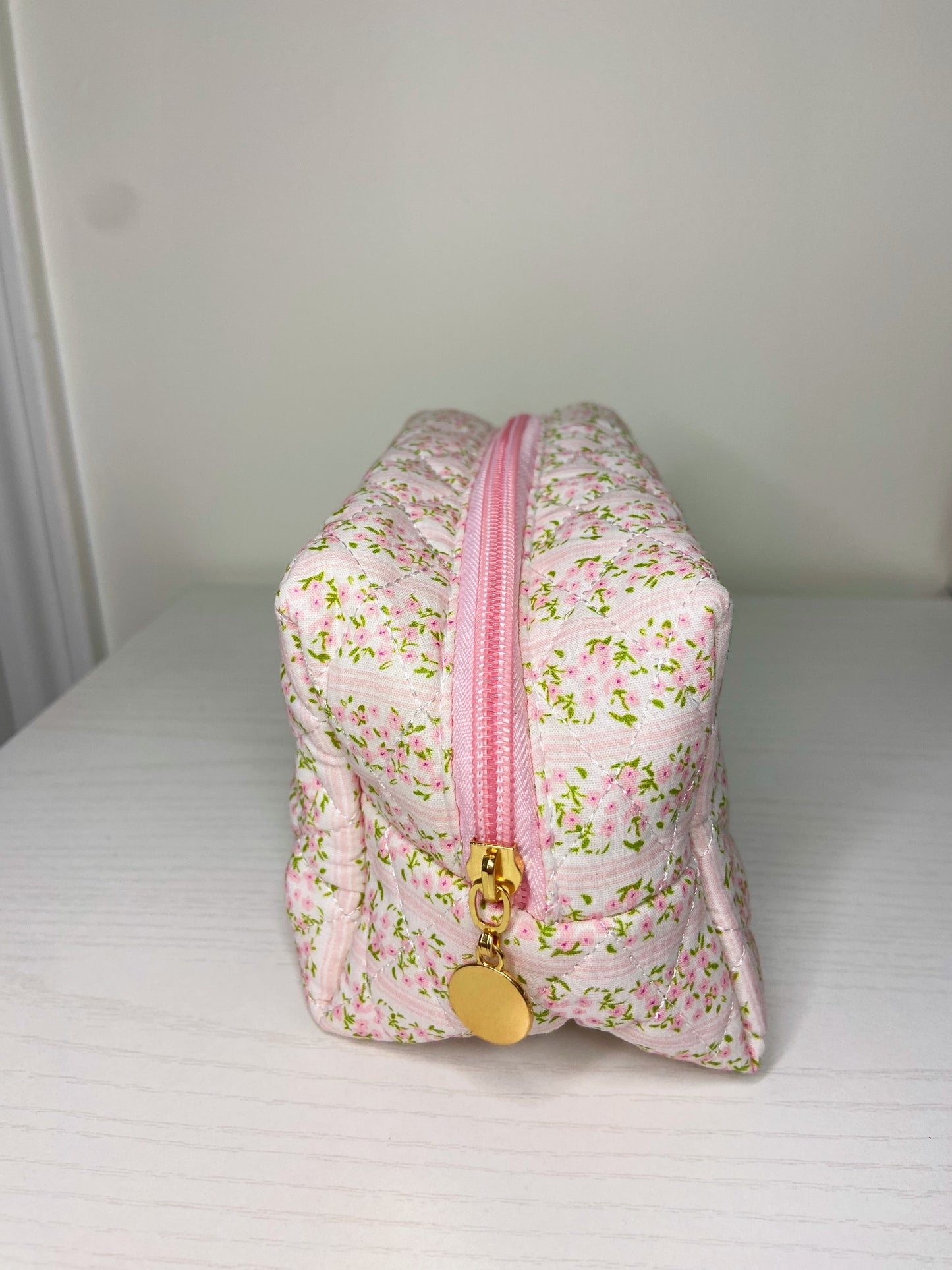 Pink Petals Makeup Bag