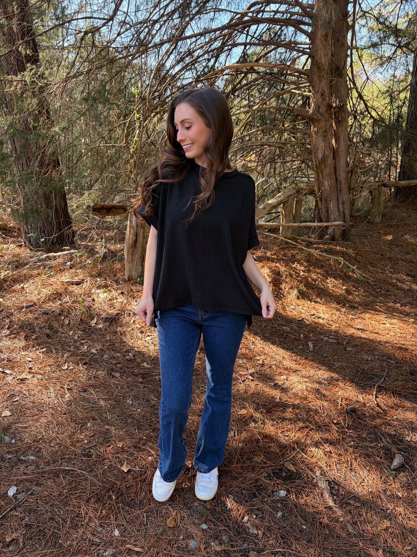 1 S/M LEFT | Riley Ribbed Top