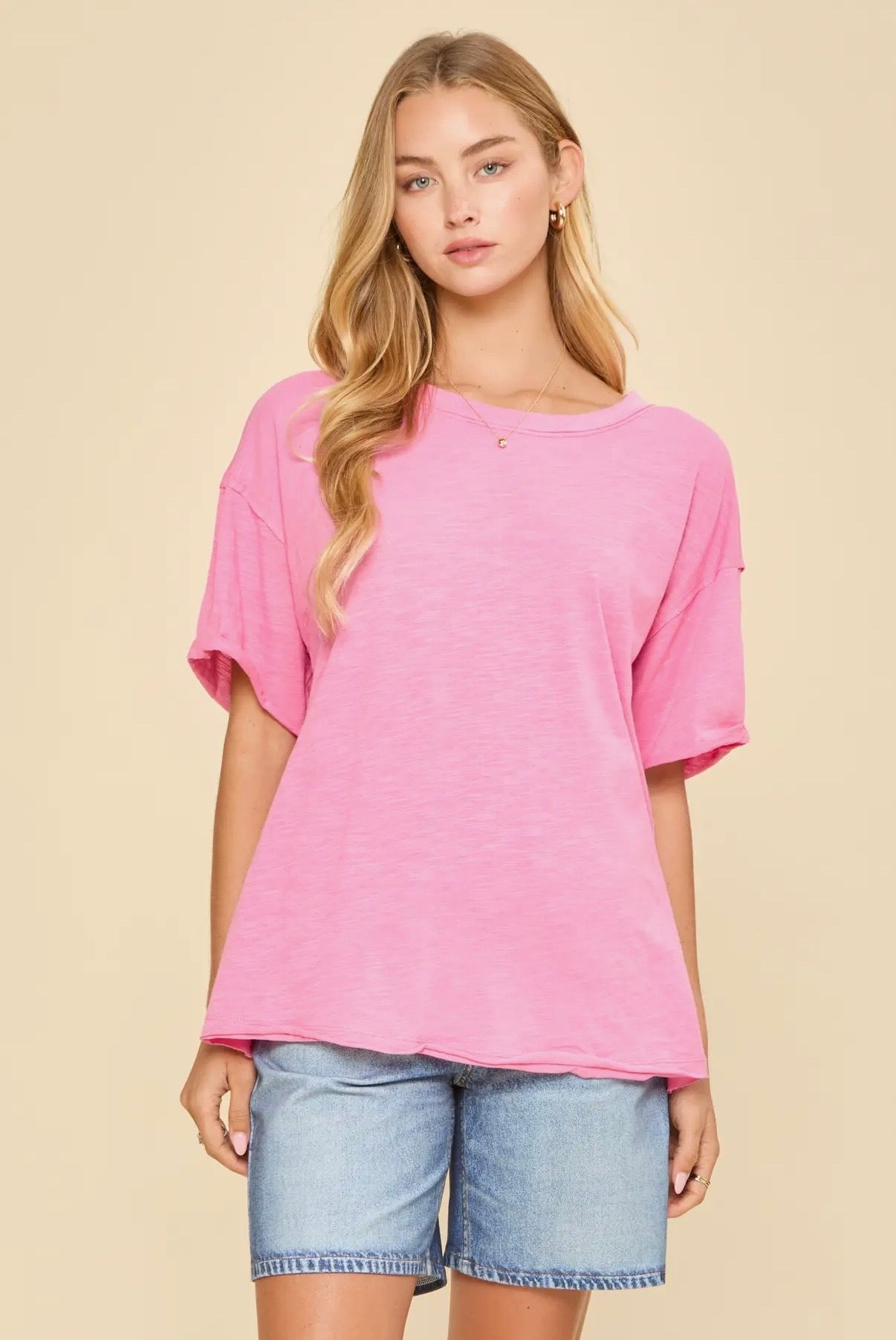 Pink Cotton Top