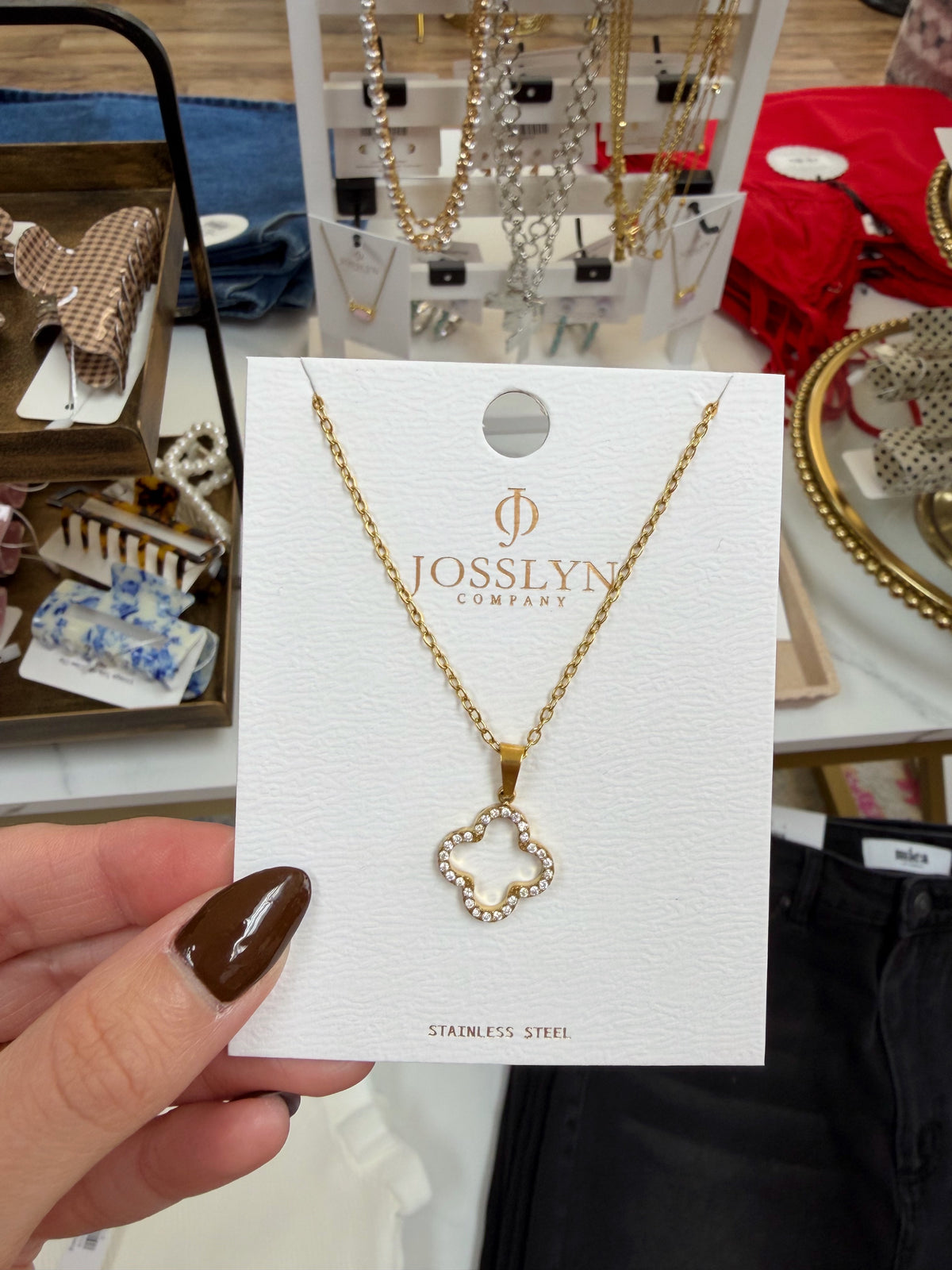 Clover Necklace - Gold