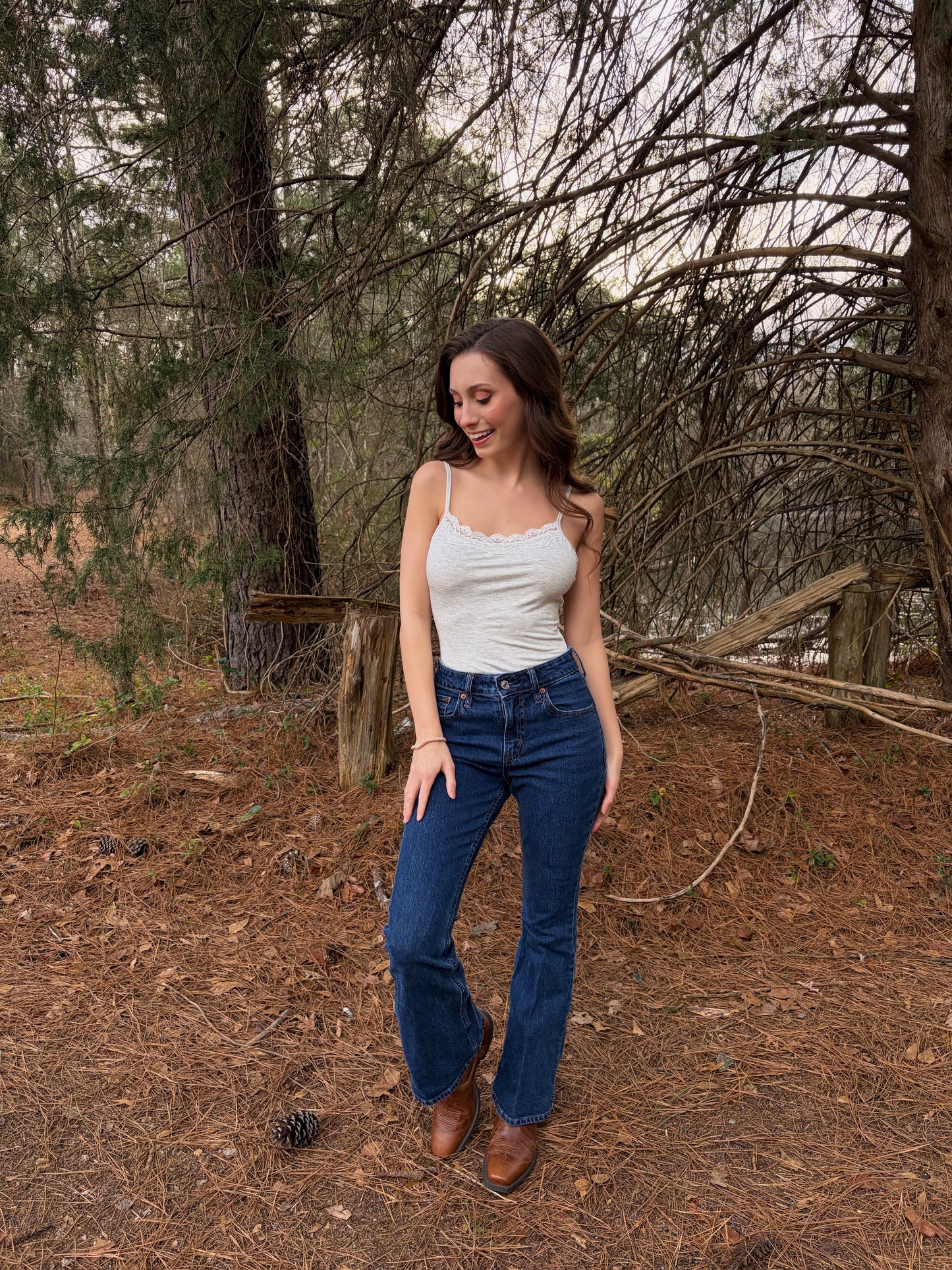 1 LARGE LEFT | Heather White Bodysuit