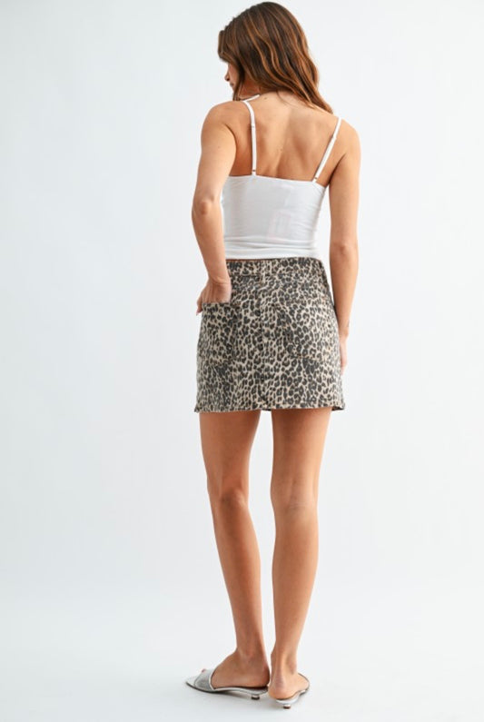 Leopard Skirt