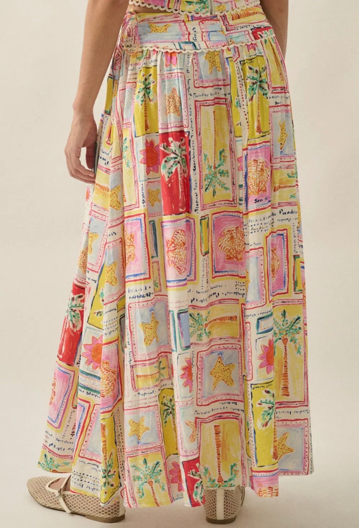 Postcard from Paradise Maxi Skirt
