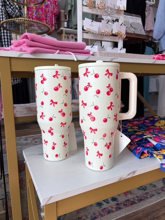 Cherry Cream Tumbler