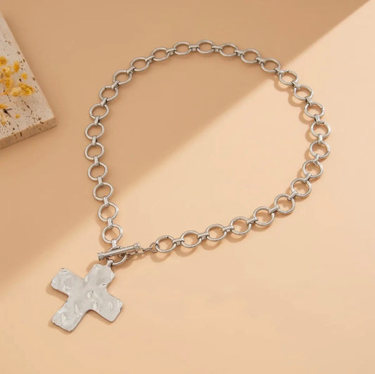 Silver Cross Necklace