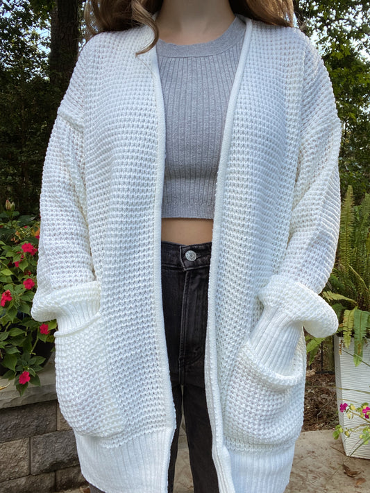 XL LEFT | Londyn Cardigan - Ivory