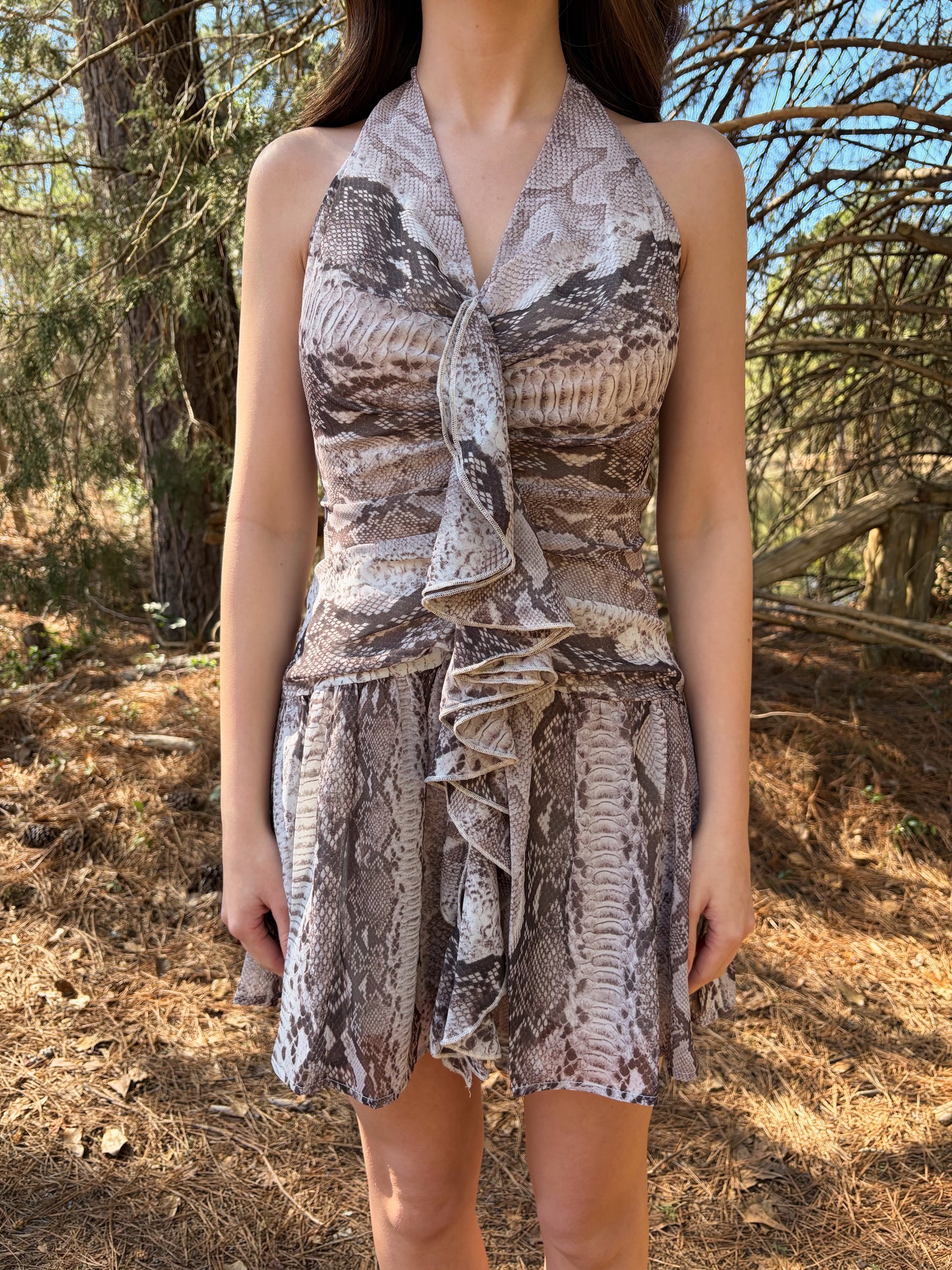 She Bites Mini Dress