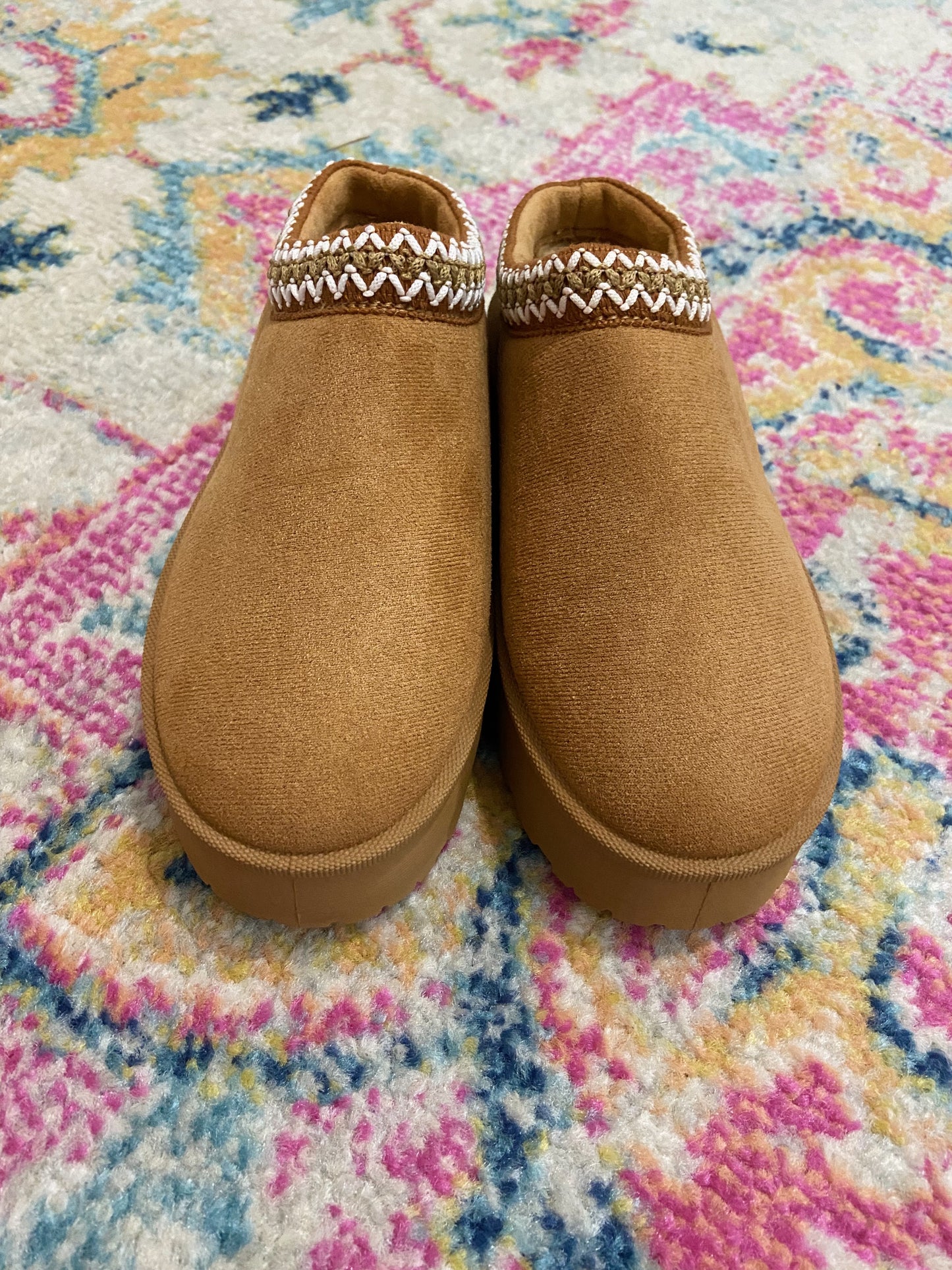 Tan Slippers
