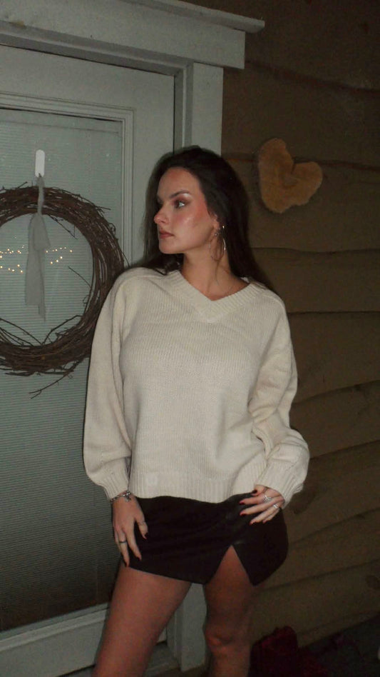 Lodge Sweater - Cream