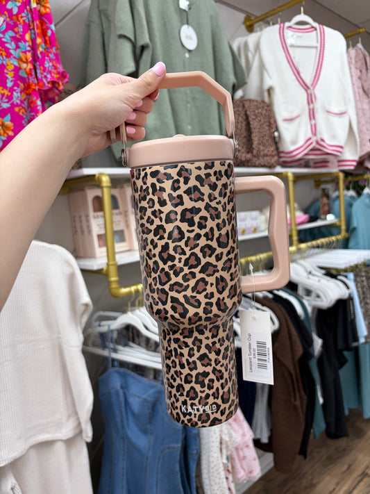 Leopard Tumbler Cup